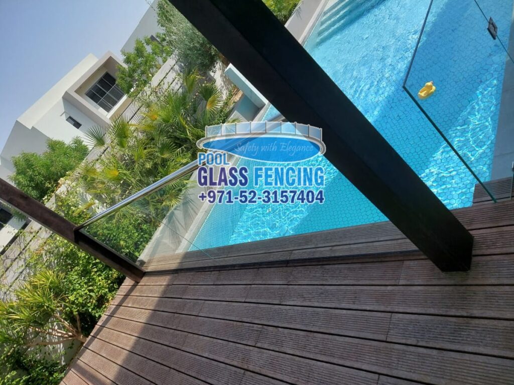 glass fencing in Dubai hills